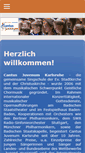 Mobile Screenshot of cantus-juvenum.de